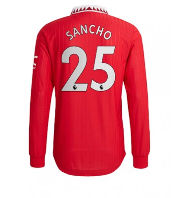 Manchester United Jadon Sancho #25 Hjemmedrakt 2022-23 Langermet